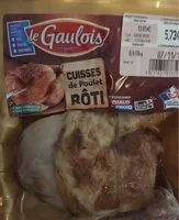 Mängden socker i Cuisses de poulet roti