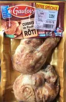 Mängden socker i Cuisses de poulet rôti