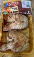 Mängden socker i Cuisse de poulet roti