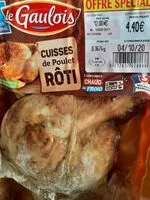 Mängden socker i Cuisses de poulet rôti