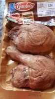 Mängden socker i cuisses de poulet roti