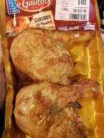 Mängden socker i Cuisses de poulet rôti