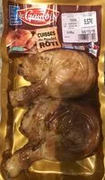 Mängden socker i Cuisses de poulet roti