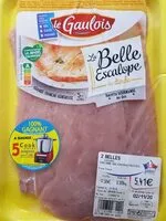 Mängden socker i Escalopes de dinde