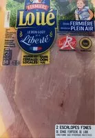 Mängden socker i Escalopes de dinde