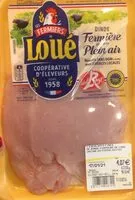 Mängden socker i Escalope de dinde fermière