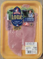 Mängden socker i Escalopes fines de dinde fermière de Loué
