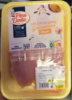 Mängden socker i escalopes gourmandes de dinde