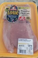 Mängden socker i Escalope de dinde fermière Label rouge
