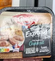 Mängden socker i Filet de canard tranché