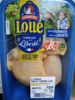 Mängden socker i 2 CUISSES POULET FERMIER LOUÉ