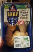 Mängden socker i 2 Cuisses de poulet fermier