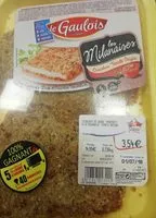 Mängden socker i Escalope dinde marinees a la milanaise tomate origan