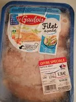 Mängden socker i Filet de poulet