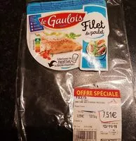 Mängden socker i Filet de poulet