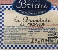 Mängden socker i La brandade de morue parmentière