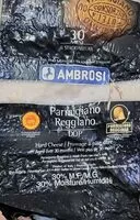 Mängden socker i Ambrosi parmigiano reggiano