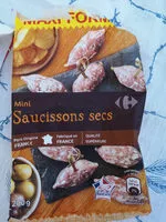 Mängden socker i mini saucissons secs