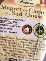 Mängden socker i Magret de canard du sud ouest