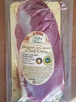 Mängden socker i Magret de canard