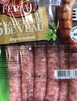 Mängden socker i Saucisses de veau