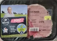 Mängden socker i Côte de porc première