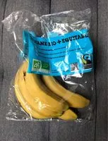 Mängden socker i Banane bio + Equitable