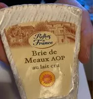 Mängden socker i Brie de Meaux AOP