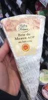 Mängden socker i Brie de Meaux AOP