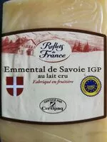 Mängden socker i Emmental de Savoie IGP