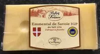 Mängden socker i Emmental de savoie IGP