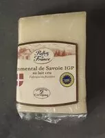 Mängden socker i Emmental de Savoie IGP au lait cru