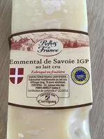 Mängden socker i Emmental de savoie igp