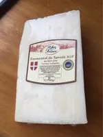 Mängden socker i Emmental de Savoie IGP au lait cru