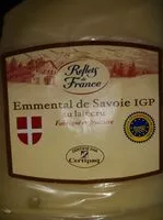 Mängden socker i Emmental de Savoie IGP au lait cru