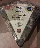 Mängden socker i Tomme de savoie IGP au lait cru