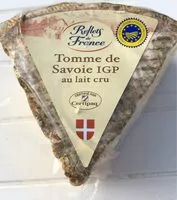 Mängden socker i Tomme de Savoie IGP au lait cru