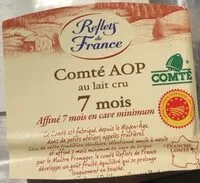 Mängden socker i Comté AOP au lait cru 7 mois