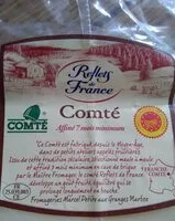 Mängden socker i Comté AOP