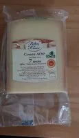Mängden socker i Comté AOP 7 mois