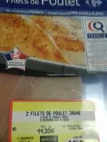 Mängden socker i Filets de poulet