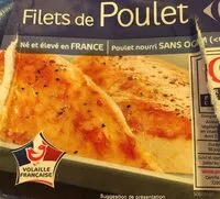 Mängden socker i Filets de poulet