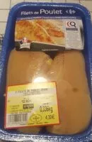 Mängden socker i Filet de poulet