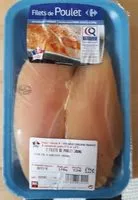 Mängden socker i Filets de poulet