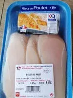 Mängden socker i Filet de poulet