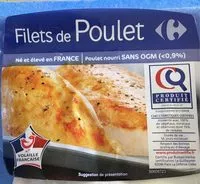 Mängden socker i Filet de poulets