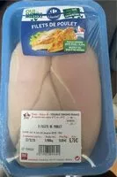 Mängden socker i Filets de poulet