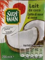 Mängden socker i Lait de coco