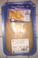 Mängden socker i Filets de poulet