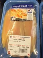 Mängden socker i Filet de poulet